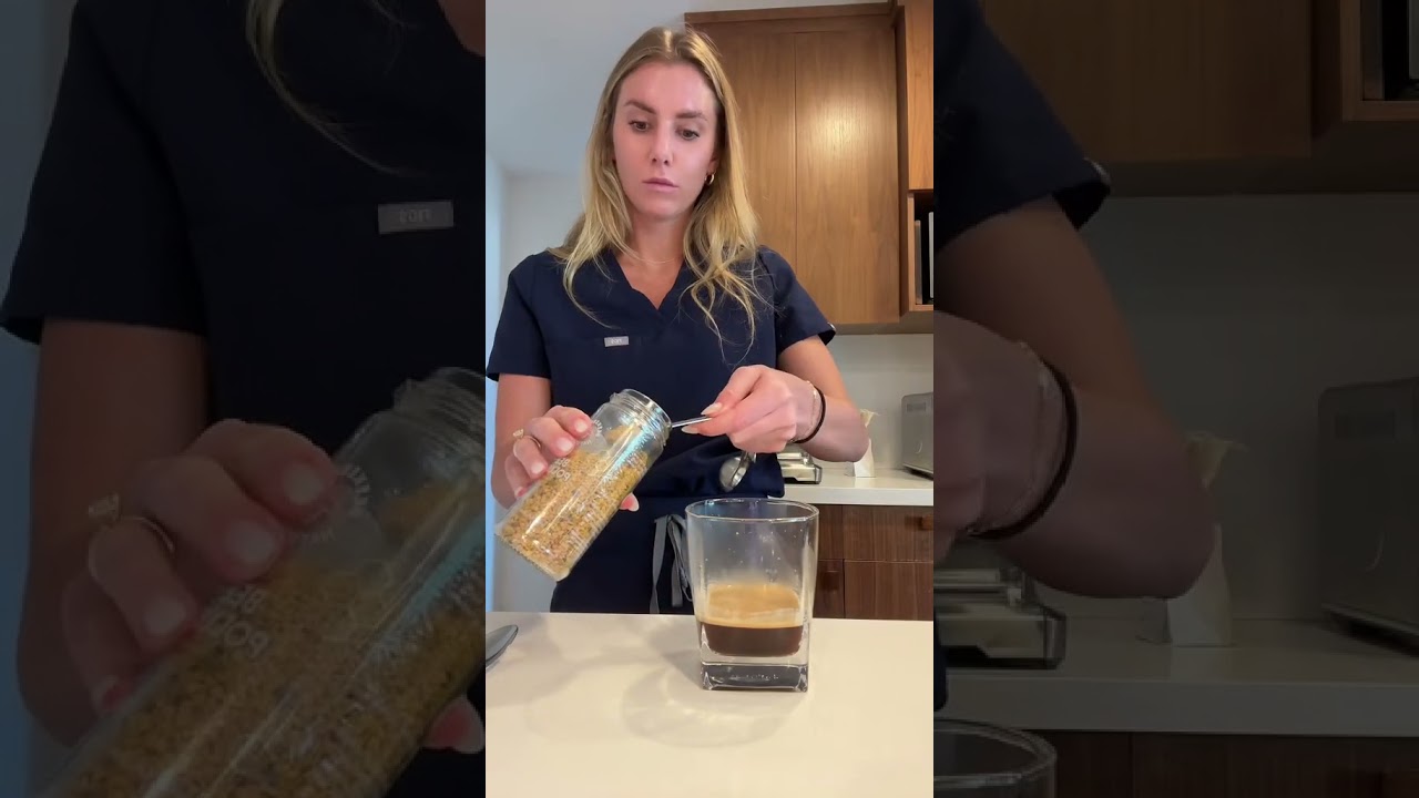 Bee pollen is natures multi vitamin and nurse Emily approvedLove grabbing my @Beekeeper’s 