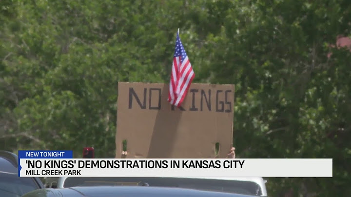 Thousands gather at KC's Country Club Plaza for "No Kings" rally