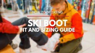 Fit and Size for Ski Boots