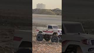سيارة ريموت تويوتا شاص بني مقاس ٨ Rc car rccar toycar explore