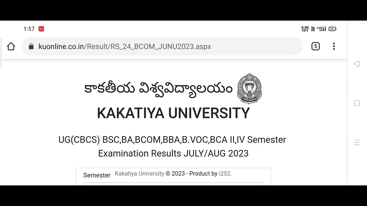 ku-degree-ba-bcom-bsc-ii-iv-semester-exam-results-july-august-2023