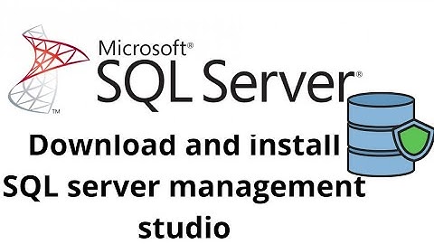 install SQL server management studio in window 7