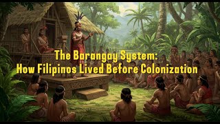 🔍 The Barangay System: How Filipinos Lived Before Colonization