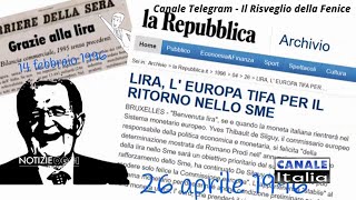 1991: &quot;Italia quarta potenza&quot; | Notizie Oggi Lineasera - Canale Italia