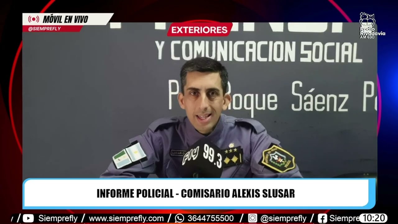 📆29/9/2026┃🚨𝗜𝗻𝗳𝗼𝗿𝗺𝗲 𝗣𝗼𝗹𝗶𝗰𝗶𝗮𝗹 🚓 Brindado por el Comisario Alexis Slusar