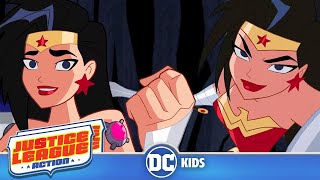 Justice League Action | Wonder Woman's Best Moments in Justice League Action | @dckids