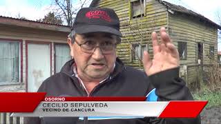 Intervención de foso de un privado causó inundación de varias viviendas en Cancura-Osorno