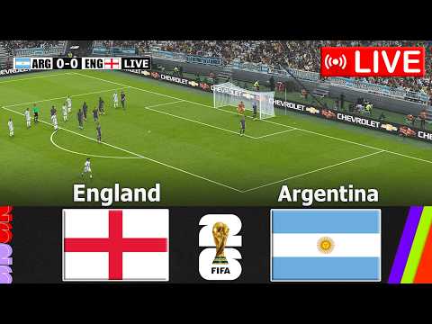 🔴England vs Argentina | FIFA World Cup 2026 | LIVE MATCH TODAY  | eFootball PES 2021 Gameplay | PC