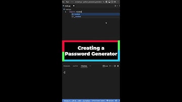 🔥 Simple Password Generator Python #shorts #programming #python #coding #password