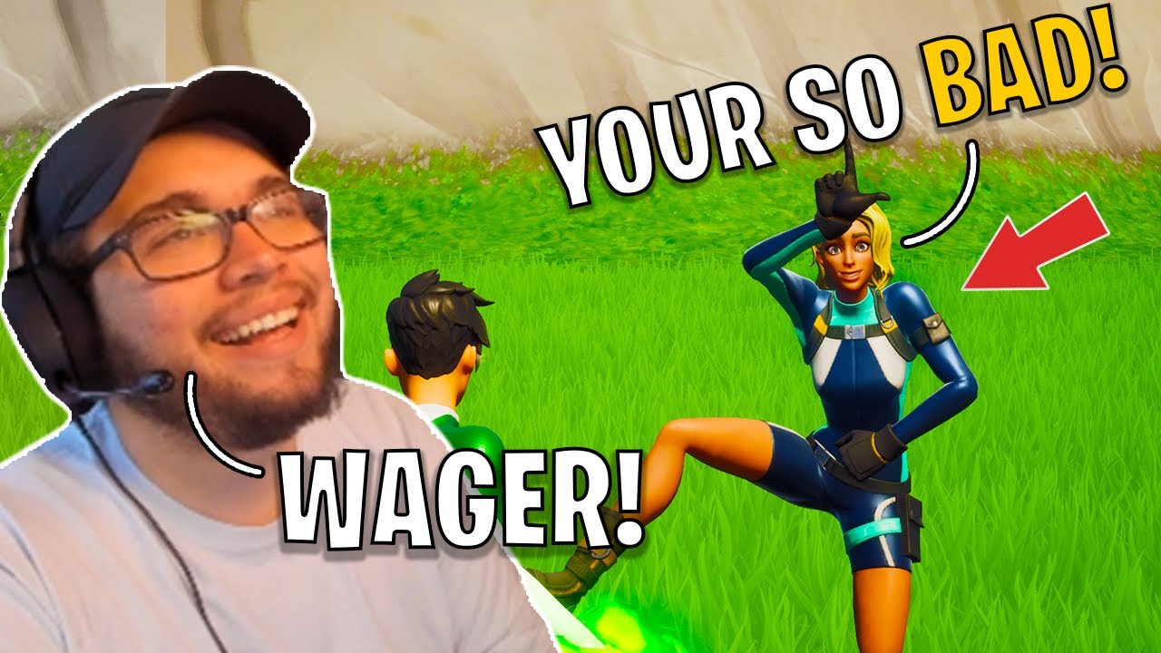 I WAGERED SoaR Zaxy in Fortnite for $1000.. (so toxic)