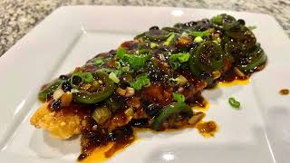 Szechwan Crispy fish in spicy black bean sauce by Chef  David Hsu 122 views 7 months ago 2 minutes, 10 seconds
