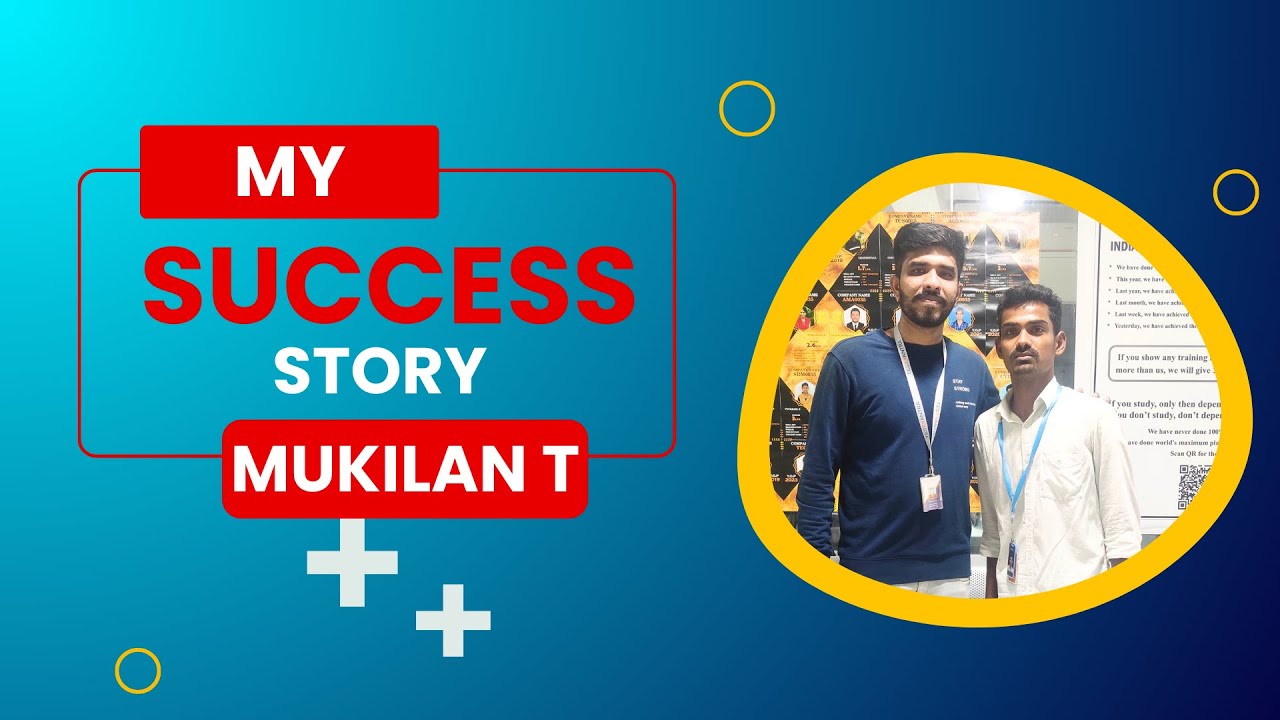 CONGRATULATION Mr. Mukilan T for getting placed as Test engineer - YouTube
