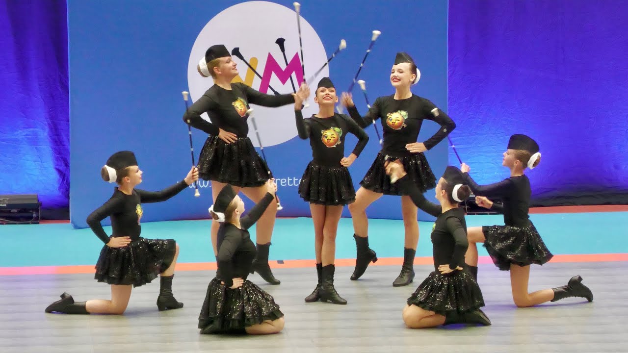 Majorettes *FINEZJA Wschowa* BATON mini / Mażoretki - Ostrava 2025 WM Championship