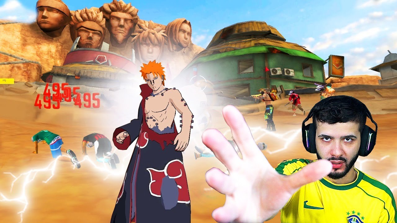 USEI O PAIN PELA PRIMEIRA VEZ NO FREE FIRE E FIZ HIGHLIGHTS! 🎯