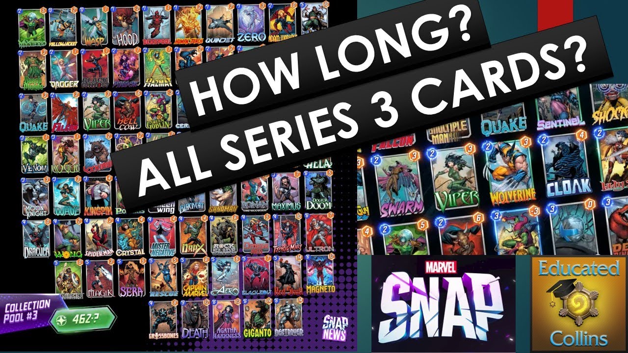 Ranking Every Series 3 Card in MARVEL SNAP - Choose Your Card Tier List - Marvel  Snap Guides - Out of Games