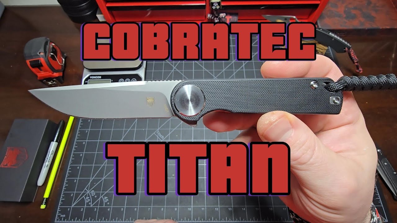 @CobraTecKnives TITAN — какой классный нож для повседневного ношения! Значительное улучшение с кл...