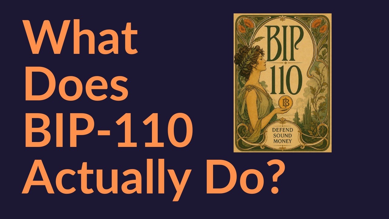 Join Bitcoin University Premium:
https://www.bitcoinuniversity.com/join

How to run BIP-110:
https://store.start9.com/
https://www.youtube.com/watch?v=irW6CPObVVk&t=1s
https://bip110.org/howto/
https://bitcoinknots.org/#download 

In this video, I discuss what the Bitcoin temporary soft fork BIP-110 actually does, and why it's going to win. 

Not investment advice! Consult a financial advisor.

BIP-110:
https://bip110.org/

Rattlesnake with a grenade:
https://www.reddit.com/media?url=https%3A%2F%2Fi.redd.it%2Fxv6rfzyu71j41.jpg

Dathon Ohm on what comes next:
https://x.com/dathon_ohm/status/2069523312921674047

BIP-110 node count increasing every week:
https://luke.dashjr.org/programs/bitcoin/files/charts/services.html

To all the BIP-110 fence-sitters:
https://x.com/GrassFedBitcoin/status/2069553772813279530

Mechanic on BIP-110:
https://x.com/GrassFedBitcoin/status/2015675802977796548

Support for BIP-110 keeps growing:
https://x.com/start9labs/status/2069554530946322492
https://x.com/flaming_hodl/status/2069466348632047796
https://x.com/vinnie_bitcoins/status/2069565288358486141
https://x.com/dotkrueger/status/2069551986765394249
https://x.com/realityblob/status/2069546164719108540 

I am not being paid or otherwise compensated by any company or cryptocurrency project that I mention in my videos. My opinion is not for sale. Please do not contact me with any affiliate or advertising deals. 

#Bitcoin 
#BIP-110
#softfork  

Disclaimer 
Neither Matthew Kratter's Bitcoin University, nor any of its directors, officers, shareholders, personnel, representatives, agents, or independent contractors (collectively, the “Operator Parties”) are licensed financial advisors, registered investment advisors, or registered broker-dealers. None of the Operator Parties are providing investment, financial, legal, or tax advice, and nothing in this video, on this YouTube channel, or at www.Trader.University or www.BitcoinUniversity.com (henceforth, “the Sites”) should be construed as such by you. This video, channel, and the Sites should be used as educational tools only and are not replacements for professional investment advice. Trading or investing in new and volatile assets like Bitcoin can be risky.
