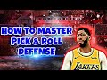 HOW TO PLAY CENTER IN NBA 2K20 - HOW TO PROPERLY DEFEND THE PICK AND ROLL