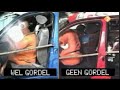 Crash test with and without seatbelts volvo 340