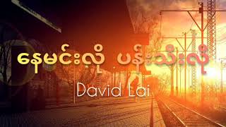 Video-Miniaturansicht von „David Lai (ဒေးဗစ်လိုင်) - Nay Min Lo Pan Ti Lo (နေမင်းလိုပန်းသီးလို) | Lyric Video“
