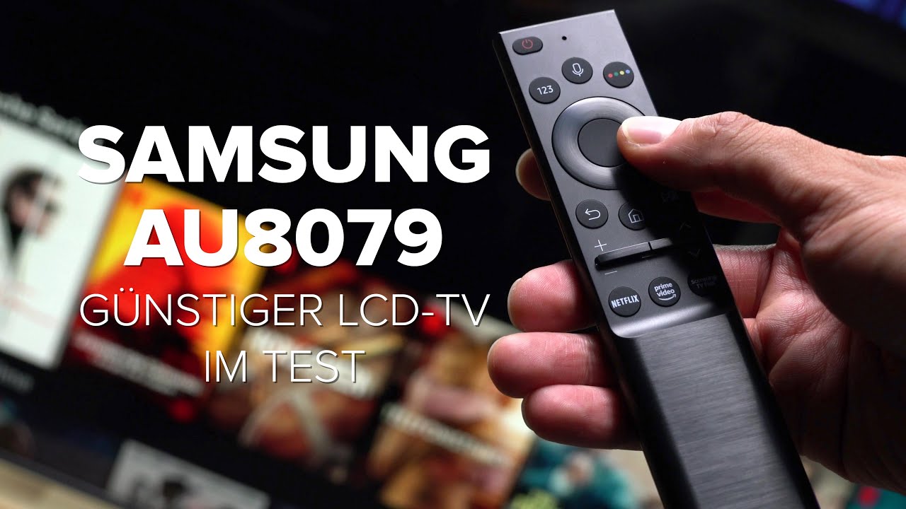 Test - Bildqualität | YouTube mit AU8079: deutsch guter im Samsung LED-TV Günstiger