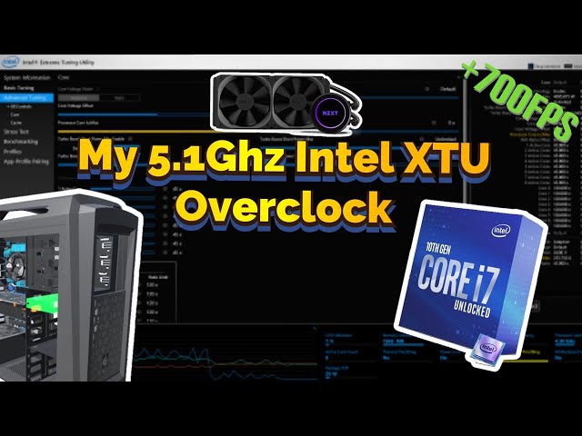 Intel i7 10700k 5.1Ghz Overclock | Boost FPS ! | Intel XTU | MSI