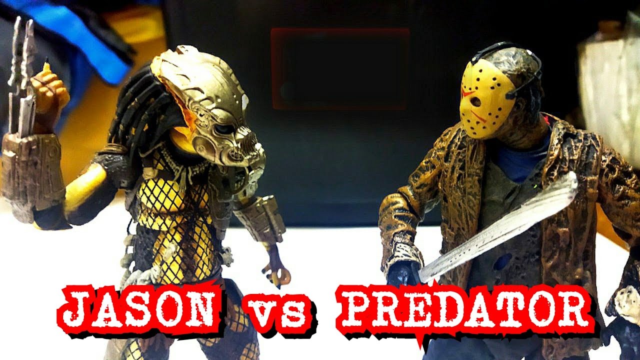 Jason Vs. Predator Stop Motion || AG Stop Motion - YouTube