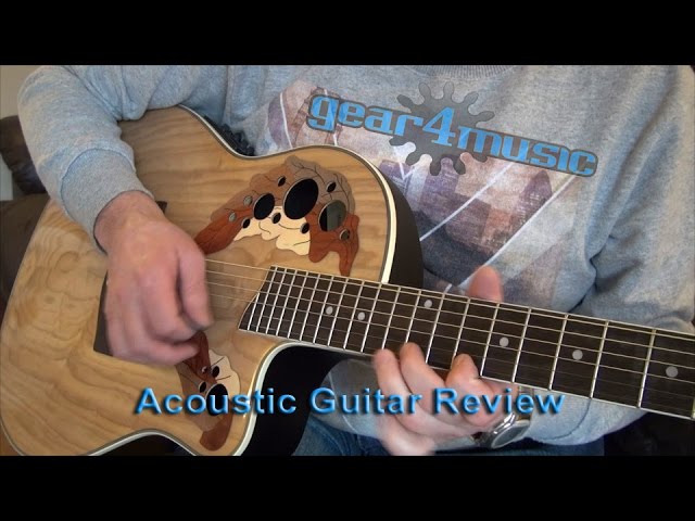 Thinline Electro Acoustic Guitar by Gear4music