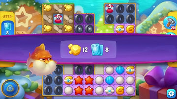 Fishdom 5779 Super Hard Level - 9 moves - NO BooSTERS