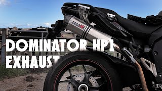 Triumph Tiger Sport Dominator HP1 exhaust