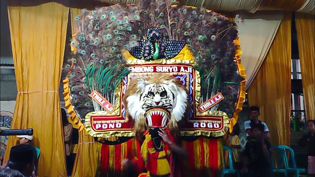 PAGELARAN SENI REOG REOG GEMBONG SURYO AJI PIMP.MAS DAVID LIVE KARANGLO KUNIR LUMAJANG