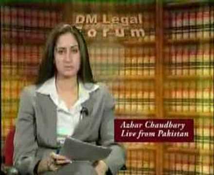 Amjad Malik with Azhar Chaudhary on DM Legal Forum