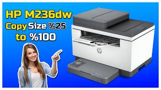 How to Fix HP LaserJet M236dw Copy Size Stuck at 25% | Set 100% as Default Permanently