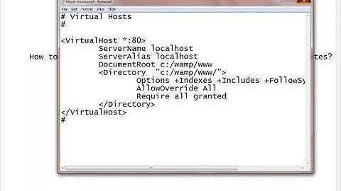 How to enable local network users to access wamp websites