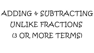 Adding/Subtracting Fractions 3 or More Terms (Easy Steps) by Bright Lab Tutorials