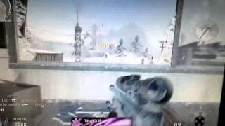 Black Ops- L96A1 Gameplay w/double collateral on Array