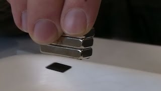 Superconducting Levitation Demo 06: HTSC film