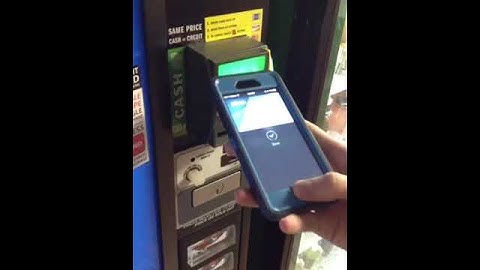 Apple Pay on a Pepsi Vending Machine