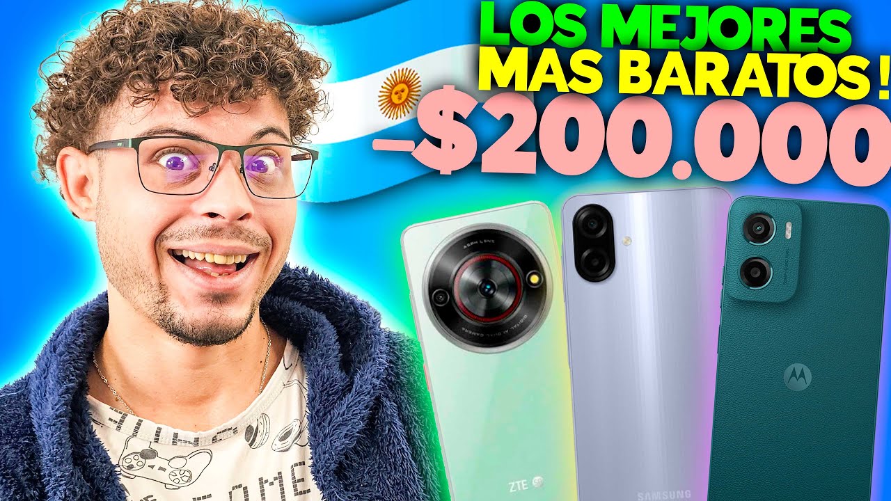 Los MEJORES 3 Celulares por MENOS de $200.000 en Argentina | 2026 🇦🇷