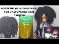 How to make onion ginger & garlic oil for fast hair growth.Remedy for dandruff, bald spot & hairloss