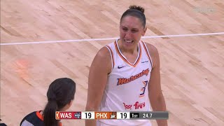 "Are You Serious" Taurasi After WHACK In The Face By Aaliyah Edwards, No Foul | WNBA Phoenix Mercury
