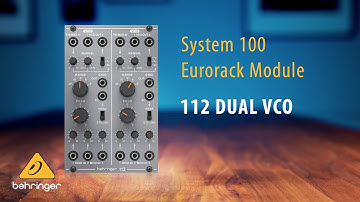 Behringer System 100 – 112 Dual VCO Eurorack Module