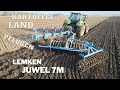 Kartoffelland pflgen  19ha mit ein lemken juwel 7m mit packer auf 28cm umdrehen