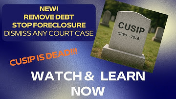 THE CUSIP IS DEAD (R.I.P)