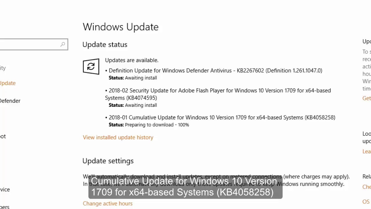 feature update to windows 10 version 1709 download