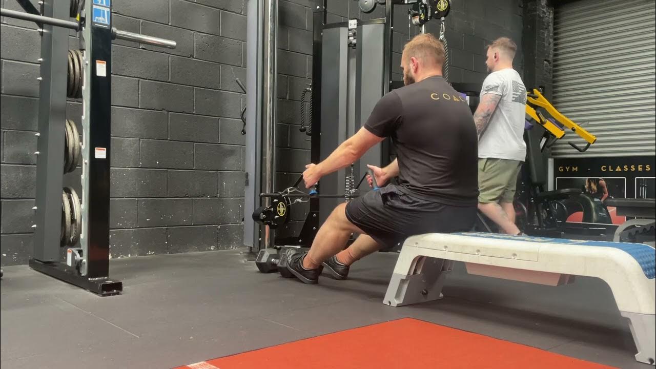 Seated Cable Upper Back Biased Row YouTube