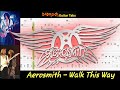 Walk This Way - Aerosmith - Guitar + Bass TABS Lesson