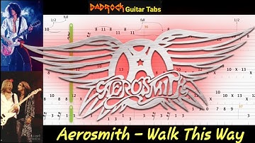 Walk This Way - Aerosmith - Guitar + Bass TABS Lesson