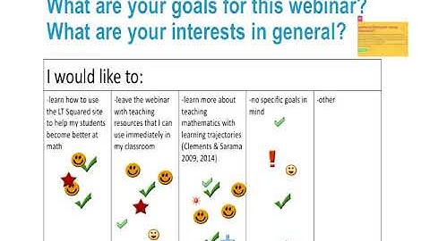 LT2: Learning and Teaching Early Math with Learning Trajectories - April 18, 2018