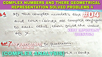 Complex numbers and there geometrical representation solved problems | problem - 4